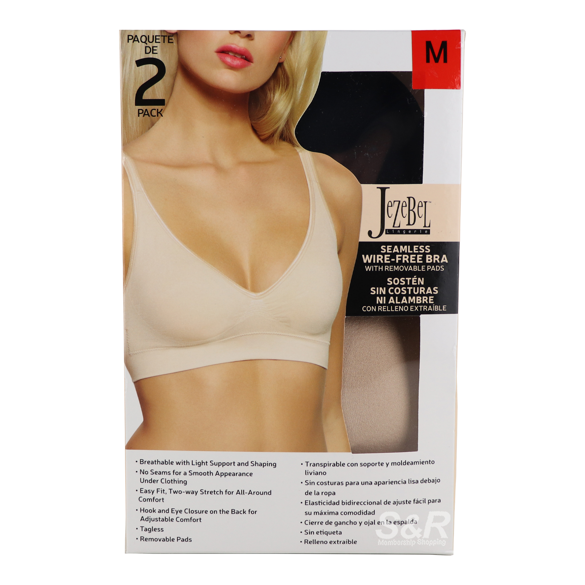 Jezebel Seamless Wire-Free Bra 2pcs